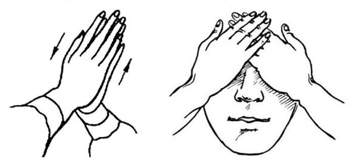 Palmiser par les yeux avec peu de vision
