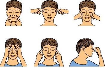 massage pour restaurer la vision